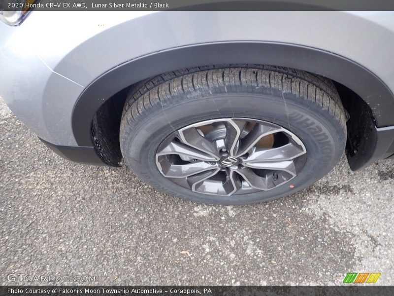 Lunar Silver Metallic / Black 2020 Honda CR-V EX AWD