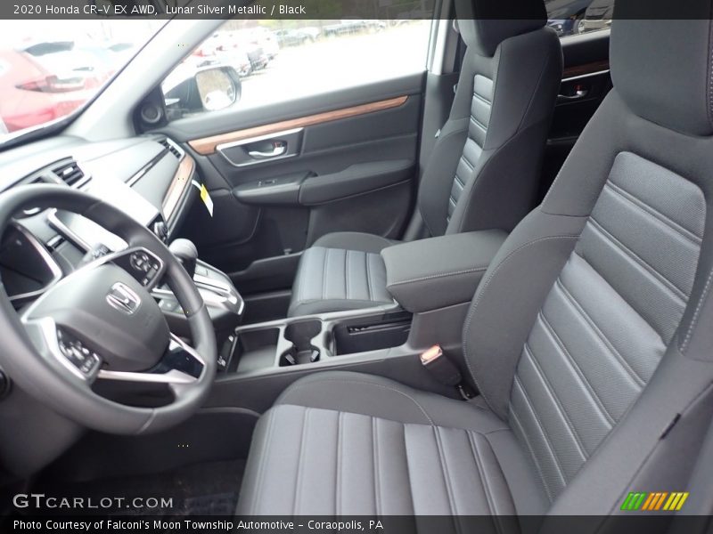 Lunar Silver Metallic / Black 2020 Honda CR-V EX AWD