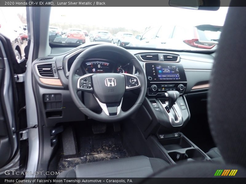 Lunar Silver Metallic / Black 2020 Honda CR-V EX AWD