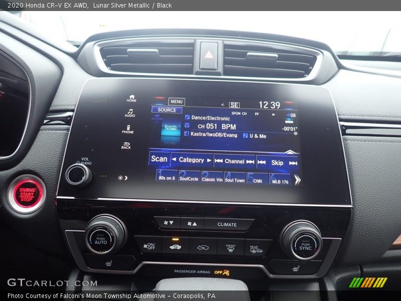 Lunar Silver Metallic / Black 2020 Honda CR-V EX AWD