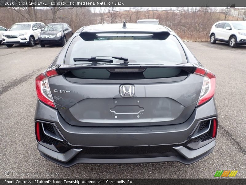 Polished Metal Metallic / Black 2020 Honda Civic EX-L Hatchback