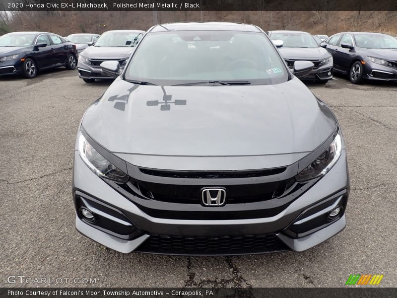 Polished Metal Metallic / Black 2020 Honda Civic EX-L Hatchback