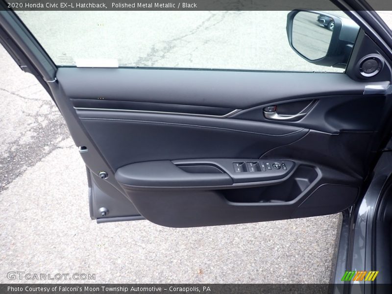 Polished Metal Metallic / Black 2020 Honda Civic EX-L Hatchback