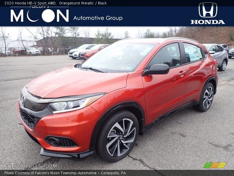 Orangeburst Metallic / Black 2020 Honda HR-V Sport AWD