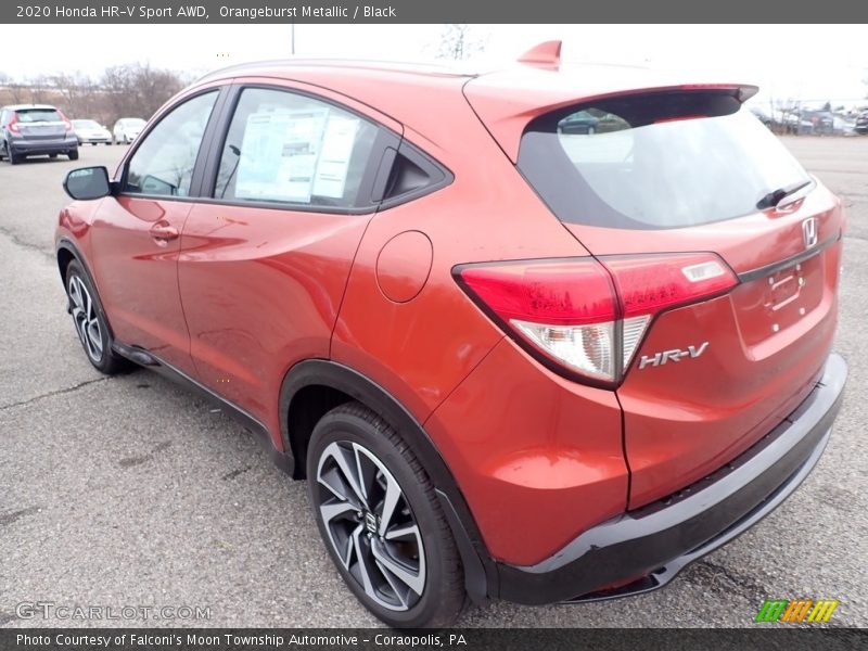 Orangeburst Metallic / Black 2020 Honda HR-V Sport AWD