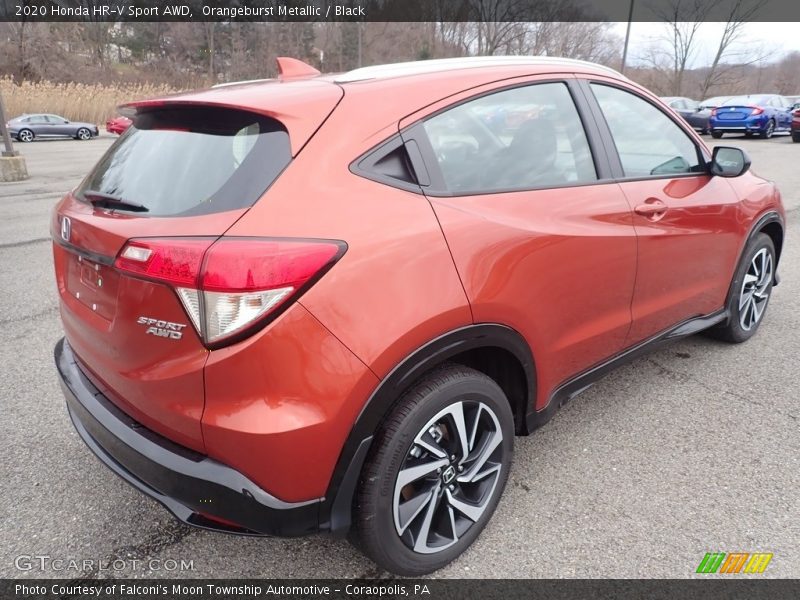 Orangeburst Metallic / Black 2020 Honda HR-V Sport AWD