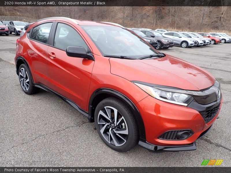 Orangeburst Metallic / Black 2020 Honda HR-V Sport AWD