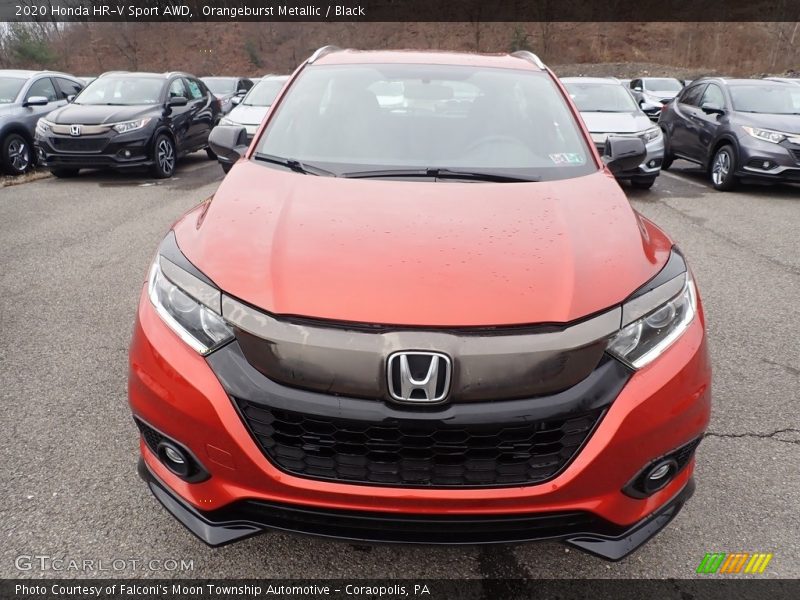 Orangeburst Metallic / Black 2020 Honda HR-V Sport AWD