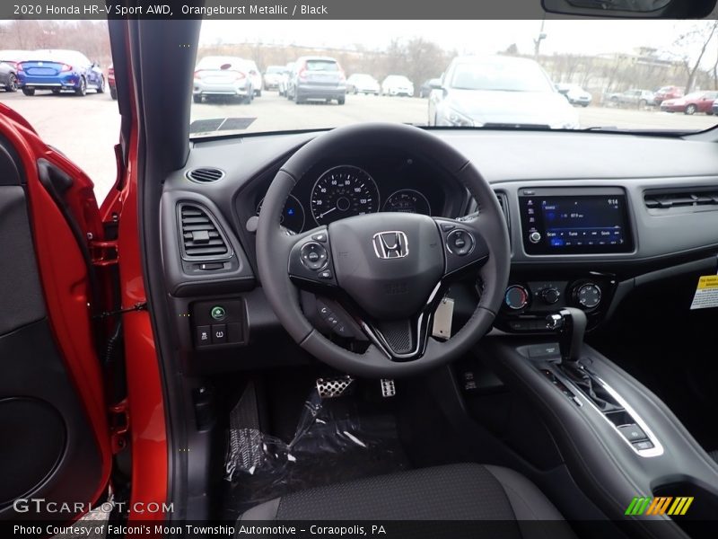 Orangeburst Metallic / Black 2020 Honda HR-V Sport AWD