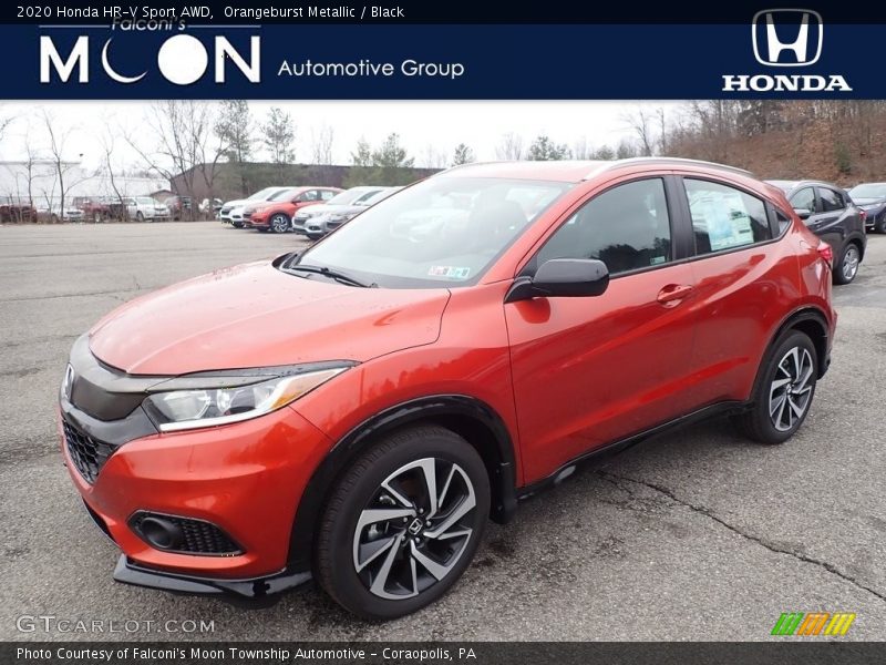 Orangeburst Metallic / Black 2020 Honda HR-V Sport AWD