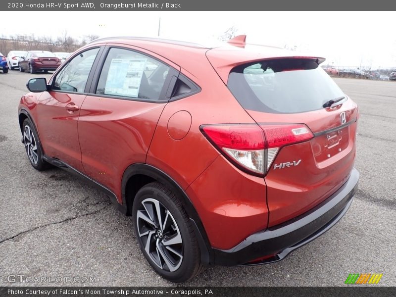 Orangeburst Metallic / Black 2020 Honda HR-V Sport AWD