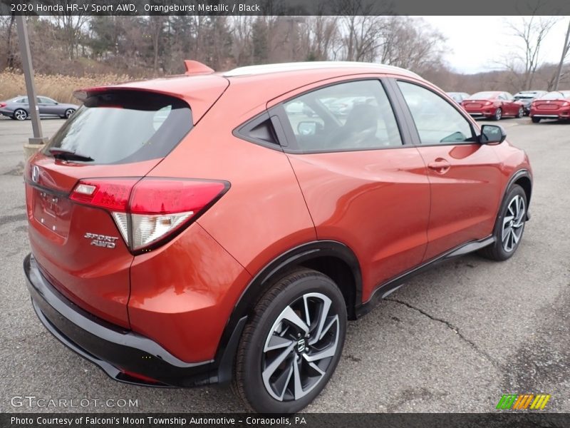 Orangeburst Metallic / Black 2020 Honda HR-V Sport AWD