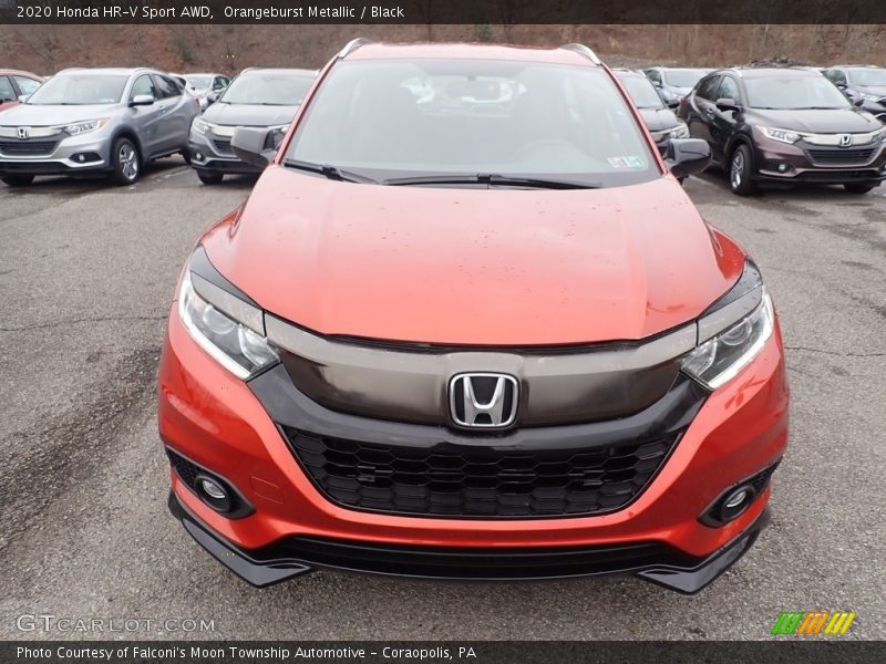 Orangeburst Metallic / Black 2020 Honda HR-V Sport AWD