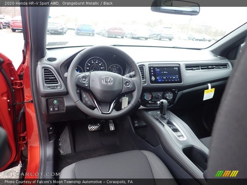 Orangeburst Metallic / Black 2020 Honda HR-V Sport AWD