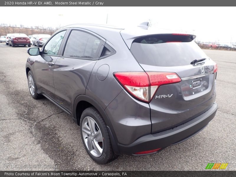 Modern Steel Metallic / Gray 2020 Honda HR-V EX AWD