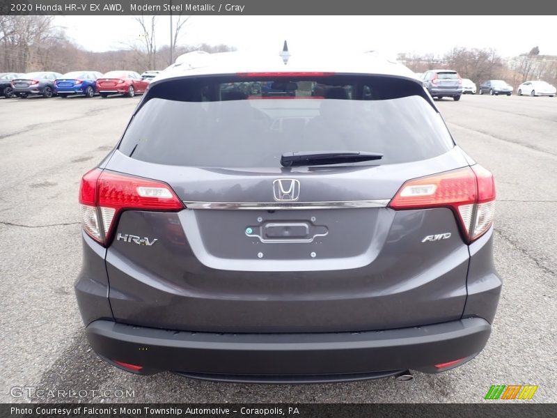 Modern Steel Metallic / Gray 2020 Honda HR-V EX AWD