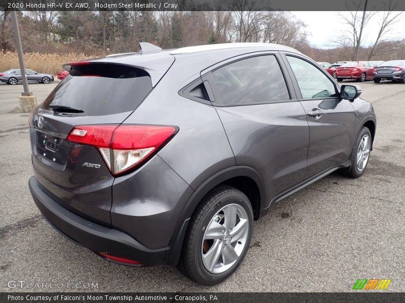 Modern Steel Metallic / Gray 2020 Honda HR-V EX AWD