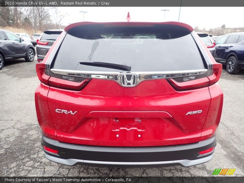 Radiant Red Metallic / Gray 2020 Honda CR-V EX-L AWD