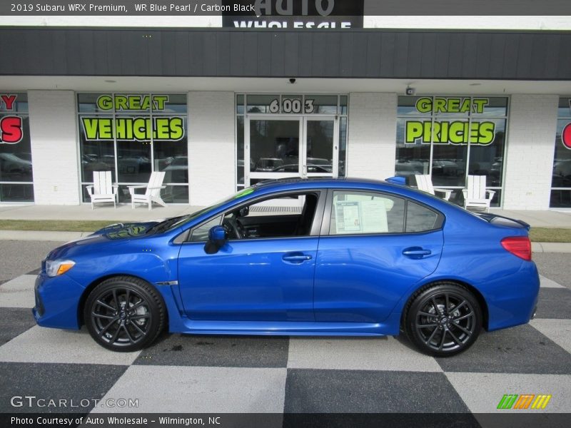 WR Blue Pearl / Carbon Black 2019 Subaru WRX Premium