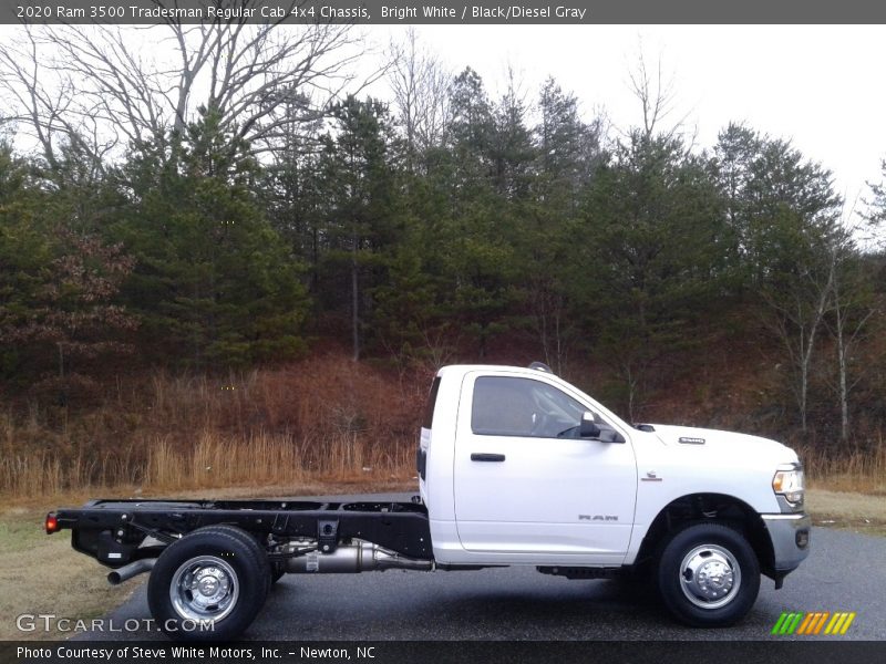  2020 3500 Tradesman Regular Cab 4x4 Chassis Bright White