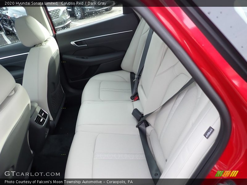 Calypso Red / Dark Gray 2020 Hyundai Sonata Limited
