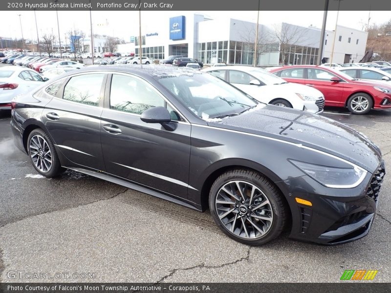 Front 3/4 View of 2020 Sonata Limited