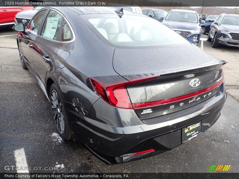 Portofino Gray / Dark Gray 2020 Hyundai Sonata Limited