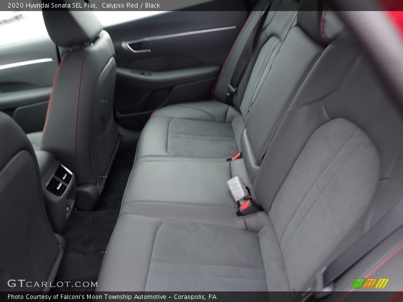 Calypso Red / Black 2020 Hyundai Sonata SEL Plus