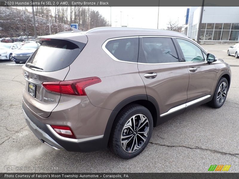 Earthy Bronze / Black 2020 Hyundai Santa Fe SEL 2.0 AWD