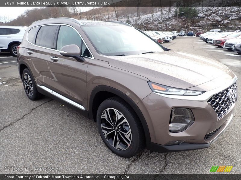 Front 3/4 View of 2020 Santa Fe SEL 2.0 AWD