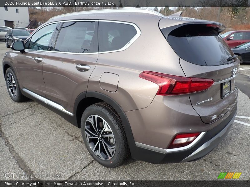 Earthy Bronze / Black 2020 Hyundai Santa Fe SEL 2.0 AWD