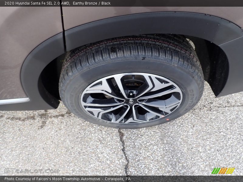 Earthy Bronze / Black 2020 Hyundai Santa Fe SEL 2.0 AWD