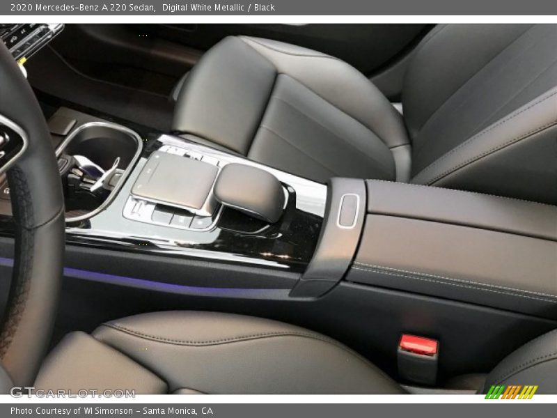 Digital White Metallic / Black 2020 Mercedes-Benz A 220 Sedan