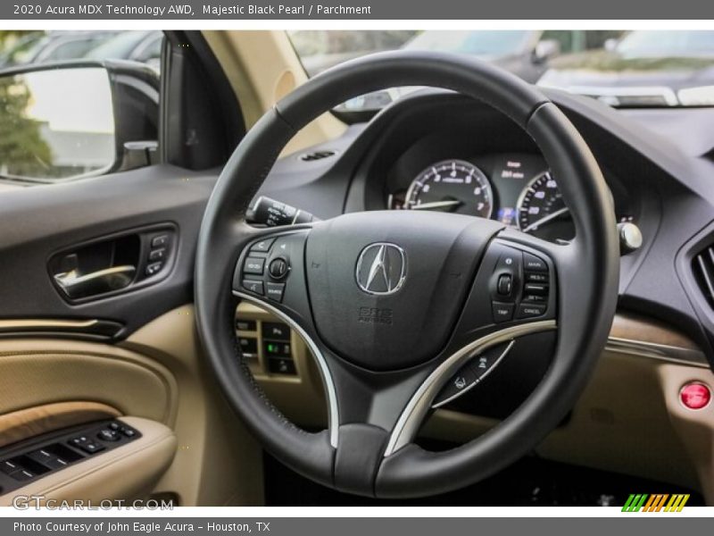 Majestic Black Pearl / Parchment 2020 Acura MDX Technology AWD