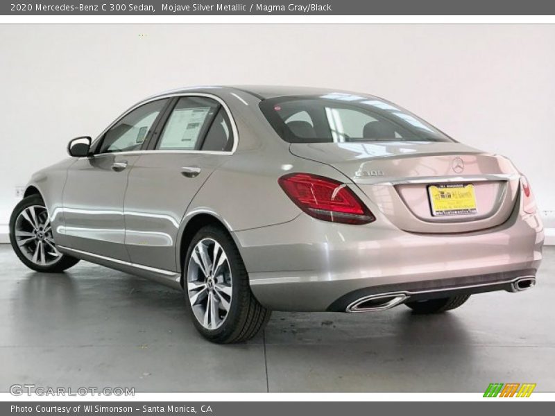 Mojave Silver Metallic / Magma Gray/Black 2020 Mercedes-Benz C 300 Sedan