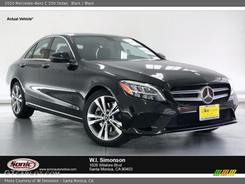 Black / Black 2020 Mercedes-Benz C 300 Sedan