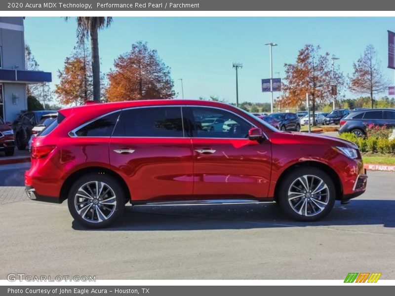 Performance Red Pearl / Parchment 2020 Acura MDX Technology