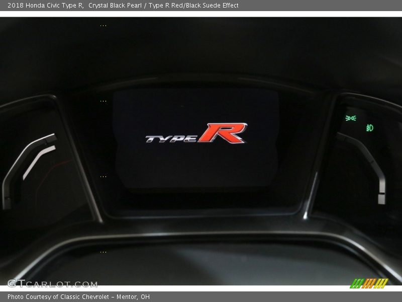 Crystal Black Pearl / Type R Red/Black Suede Effect 2018 Honda Civic Type R