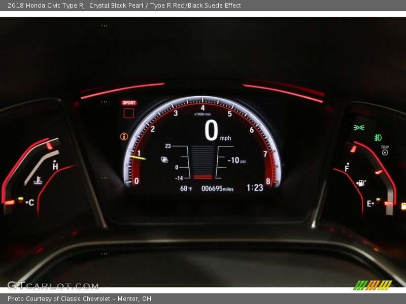  2018 Civic Type R Type R Gauges