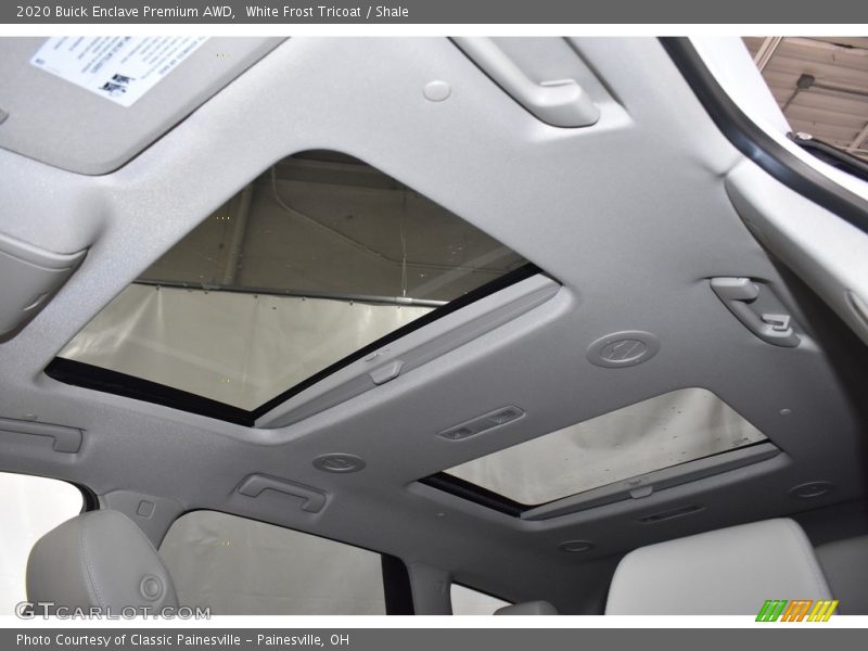White Frost Tricoat / Shale 2020 Buick Enclave Premium AWD
