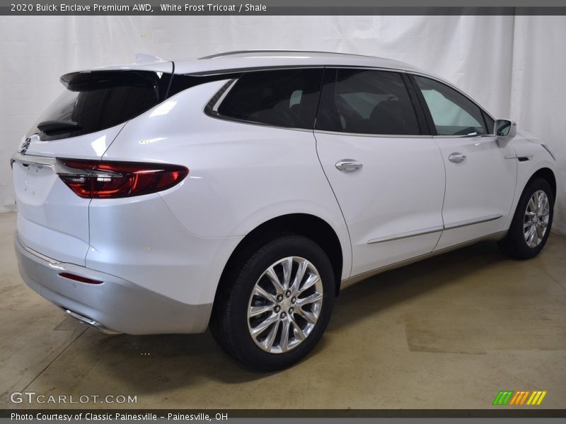 White Frost Tricoat / Shale 2020 Buick Enclave Premium AWD