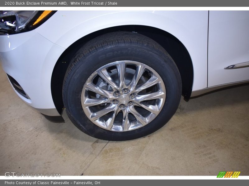 White Frost Tricoat / Shale 2020 Buick Enclave Premium AWD