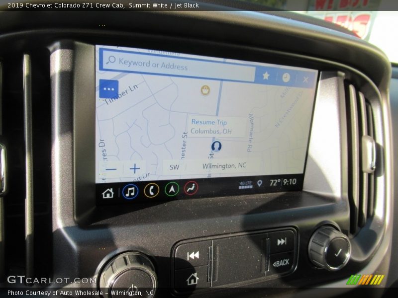 Summit White / Jet Black 2019 Chevrolet Colorado Z71 Crew Cab