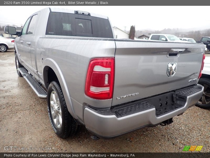 Billet Silver Metallic / Black 2020 Ram 3500 Limited Mega Cab 4x4