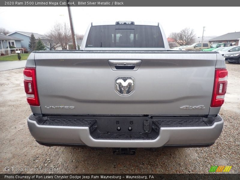 Billet Silver Metallic / Black 2020 Ram 3500 Limited Mega Cab 4x4