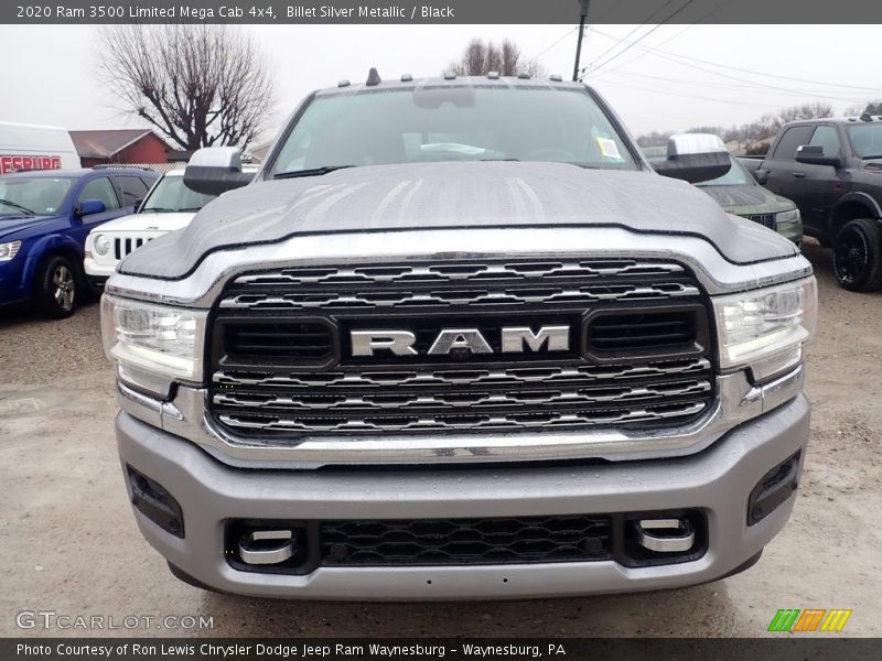 Billet Silver Metallic / Black 2020 Ram 3500 Limited Mega Cab 4x4