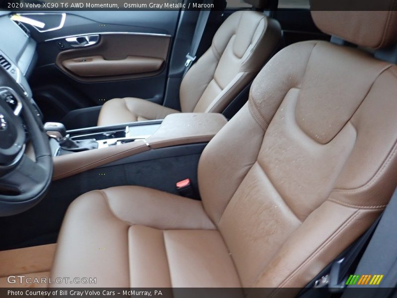 Front Seat of 2020 XC90 T6 AWD Momentum