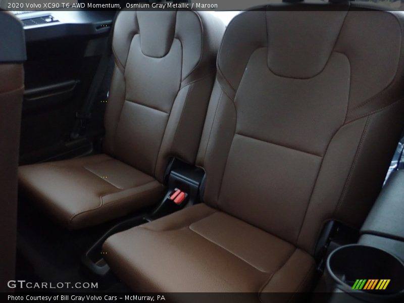 Osmium Gray Metallic / Maroon 2020 Volvo XC90 T6 AWD Momentum