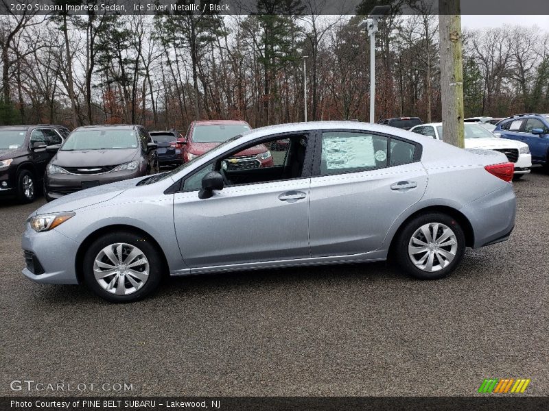 Ice Silver Metallic / Black 2020 Subaru Impreza Sedan