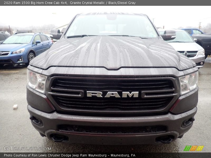 Granite Crystal Metallic / Black/Diesel Gray 2020 Ram 1500 Big Horn Crew Cab 4x4